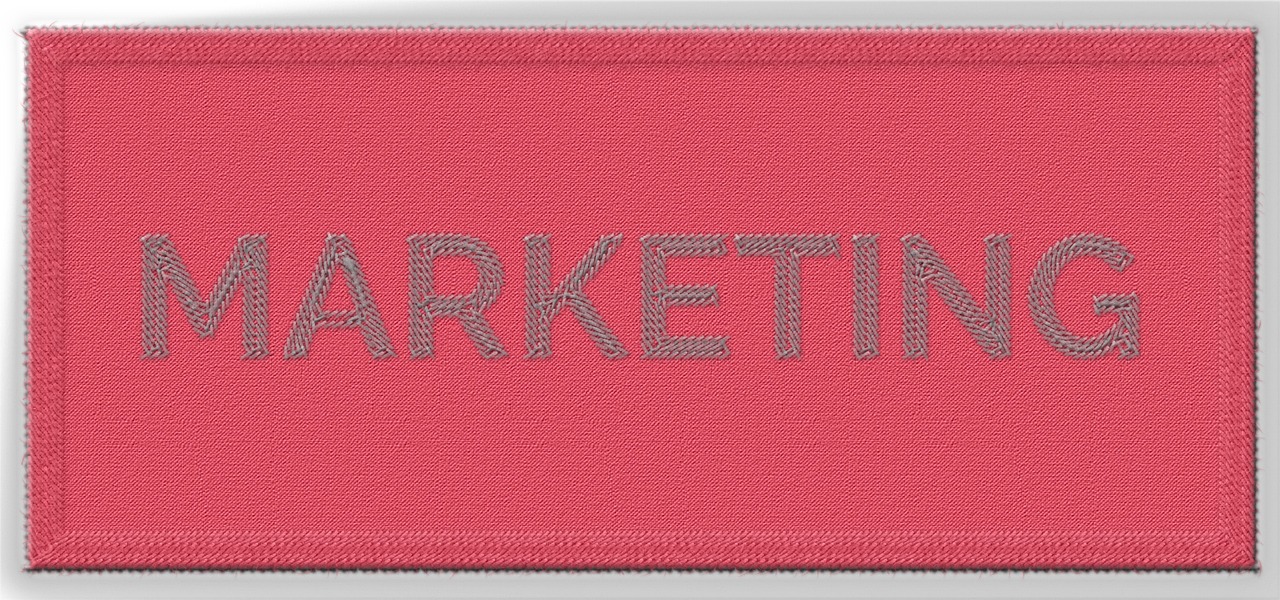 Image écriture "marketing" pour illustrer un article sur les métier du markting digital comme consultant SEO, Liho rédaction web